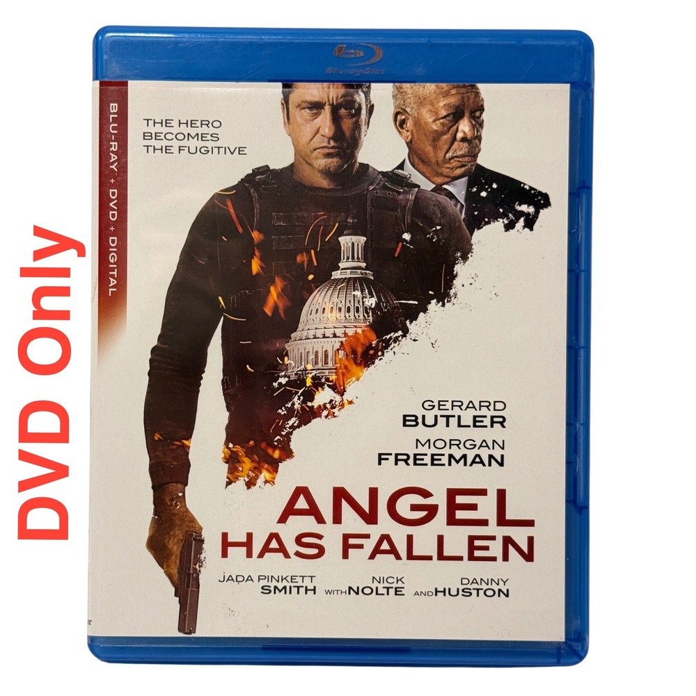 Angel Has Fallen DVD Gerard Butler Morgan Freeman Action Movie Lionsgate 2019 *